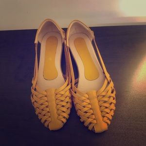 Peruvian leather flats